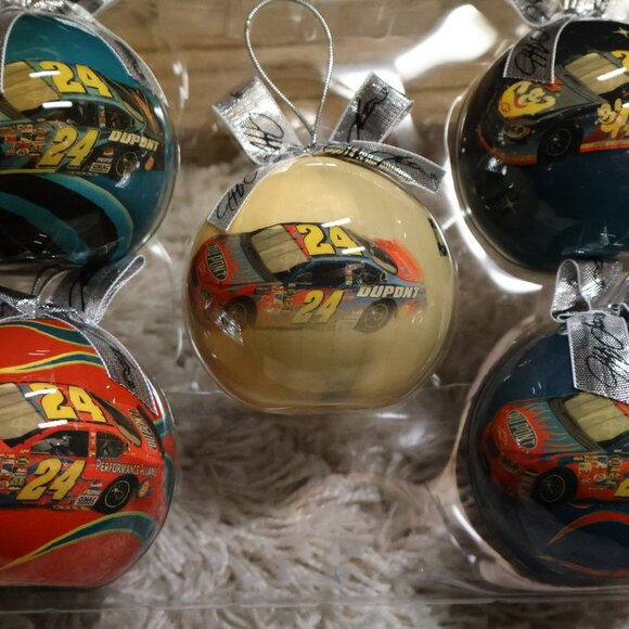 Nascar Action Hanging Christmas 10 Ornaments #24 Jeff Gordon #9 Kasey Kahne IOB - Picture 6 of 14